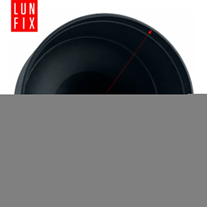 Außenkappe für Rundpfosten Ø60,3 mm, Graphit - 10 Stück