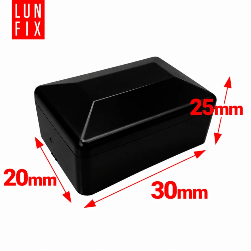 Rechteckige Pfostenkappe Schwarz 20x30 mm für Zaunpfosten 10 Stück - Pfostenstopfen Abdeckkappen Einsätze