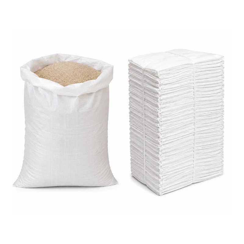 Worek na gruz 40 x 60 cm 30 g 63 g/m² biały 1000 szt. - worek polipropylenowy, na piasek, zboże, odpady budowlane