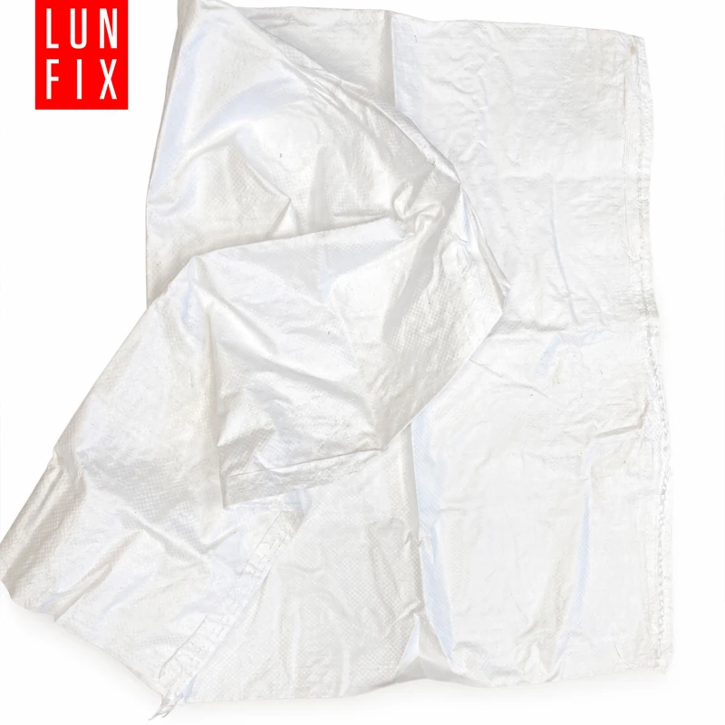 Worek na gruz 40 x 60 cm 30 g 63 g/m² biały 100 szt. - worek polipropylenowy, na piasek, zboże, odpady budowlane