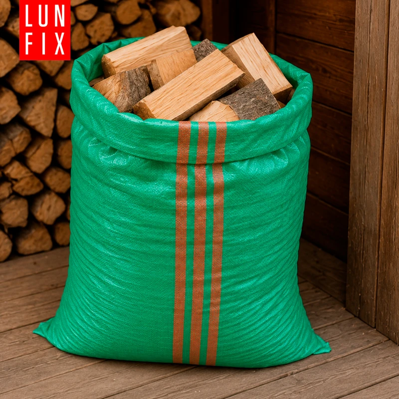 Worek na gruz 50 x 85 cm 52 g 61 g/m² zielony 100 szt. - worek polipropylenowy, na piasek, zboże, odpady budowlane