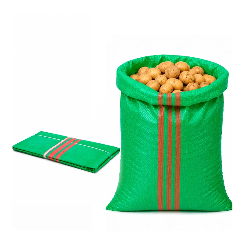 Worek na gruz 50 x 85 cm 52 g 61 g/m² zielony 1 szt. - worek polipropylenowy, na piasek, zboże, odpady budowlane