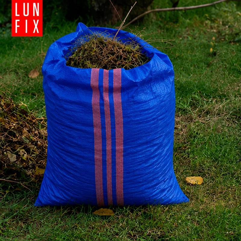Worek na gruz 65 x 105 cm 80 g 59 g/m² niebieski 1 szt. - worek polipropylenowy, na piasek, zboże, odpady budowlane
