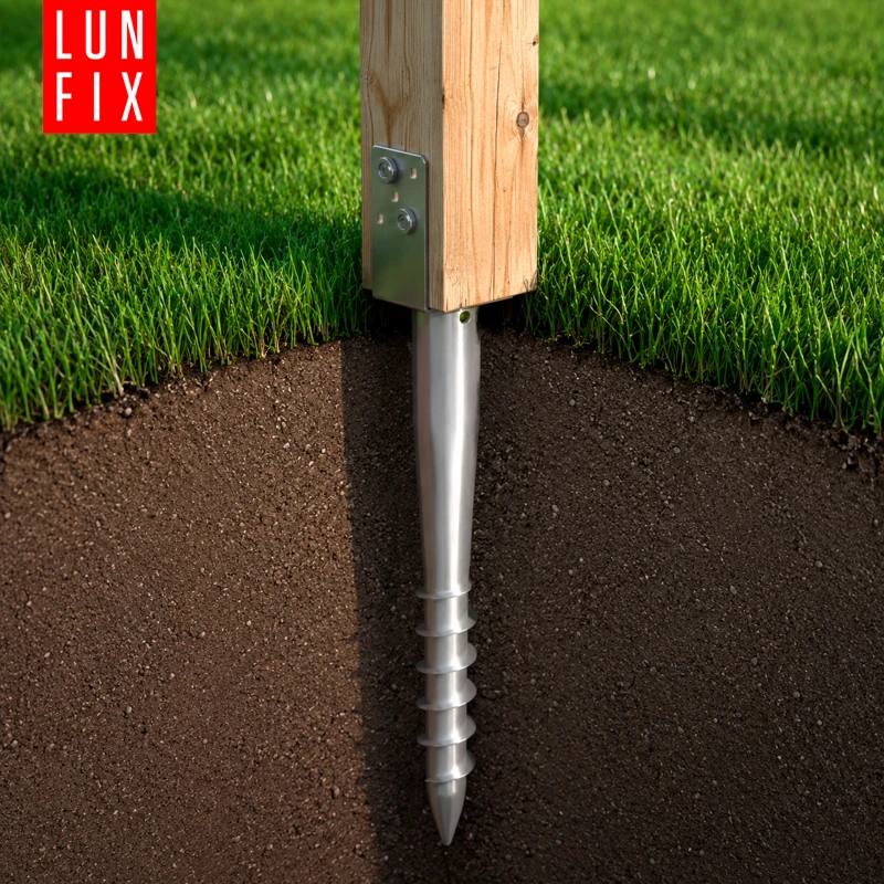 Podstawa słupa wkręcana do ziemi 100x1000 mm – 1 szt.