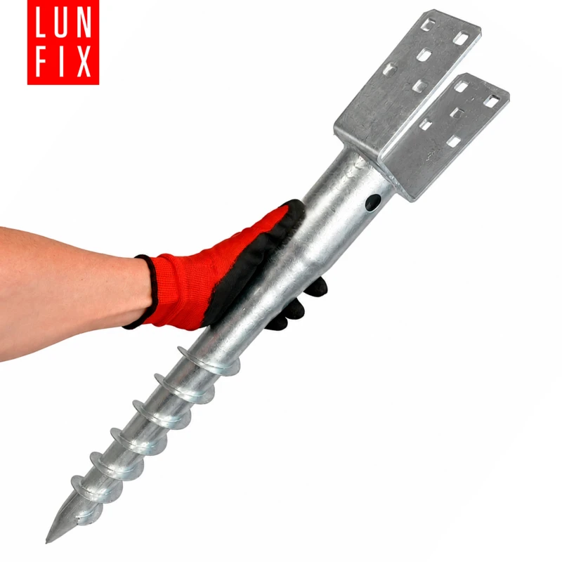 Einschraub-Pfostenträger für Erdreich 70x685 mm - 1 Stück