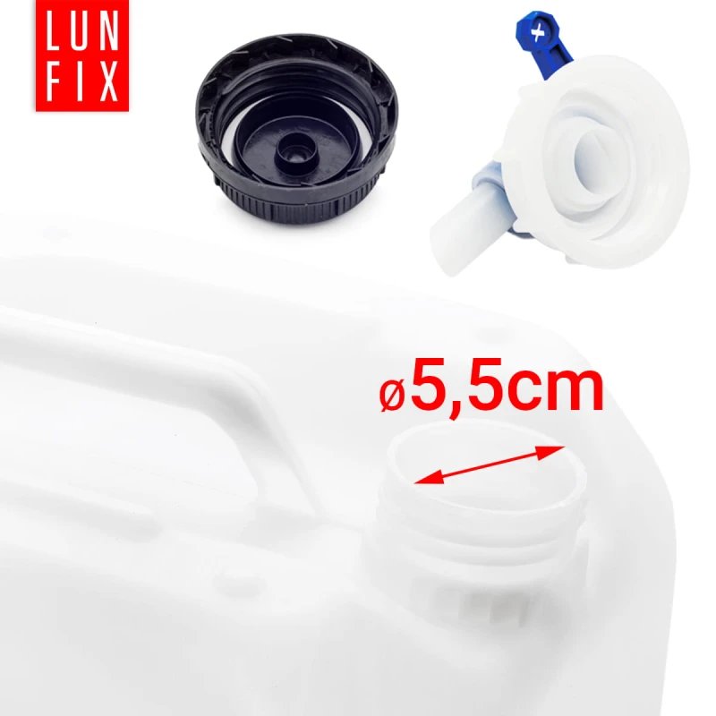 Wasserkanister 25 l HDPE mit Auslaufhahn