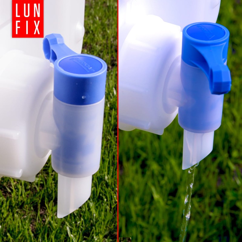 Kanister z kranem 25l zbiornik na wodę pojemnik baniak HDPE + nakrętka