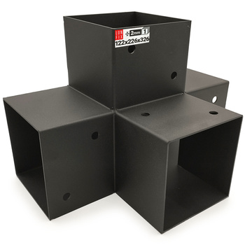 Pfostenverbinder Holzverbinder Pergola 4 balken 120x120mm