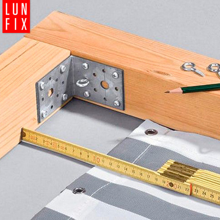 Breitwinkel Eckwinkel 50x50x40x2 mm 10 Stück