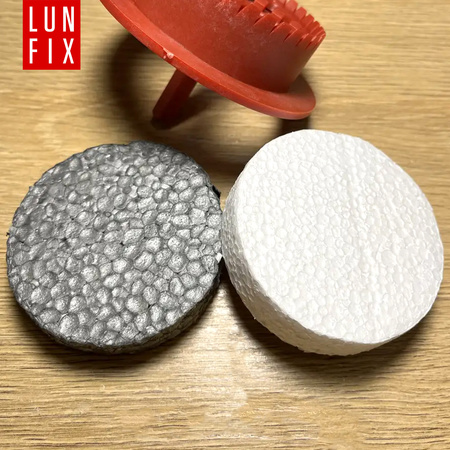 Styropor Abdeckkappen Rondelle Ø 67 mm Graphit 100stk.