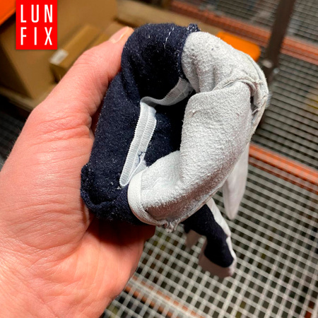 Textile Arbeitshandschuhe mit Ziegenleder Größe 11 XXL 12stk.