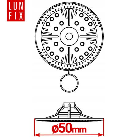 Andruckteller 50 mm 100stk.