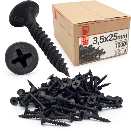 Schnellbauschrauben 3,5 x 25 mm 1000 Stück