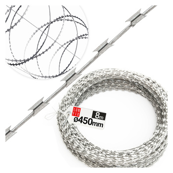 Klingendraht Natodraht 450mm 8m