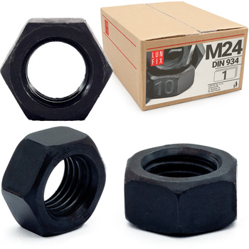 Hochfeste Sechskantmutter M24 DIN 9341 Stück Festigkeit 10 Regelgewinde