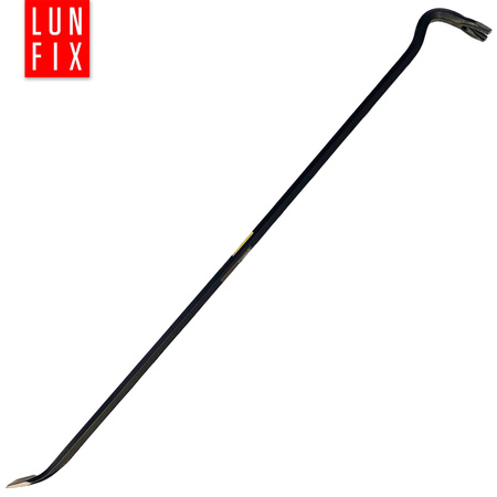 Łom zagięty wzmocniony 900x29x15 mm