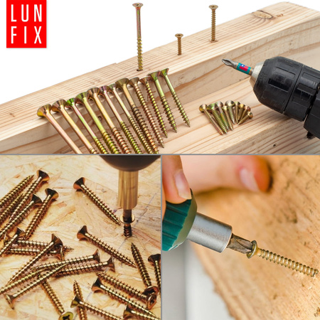 Universalschraube 3,0x12 mm 2000 Stück Kreuzschlitz PZ1