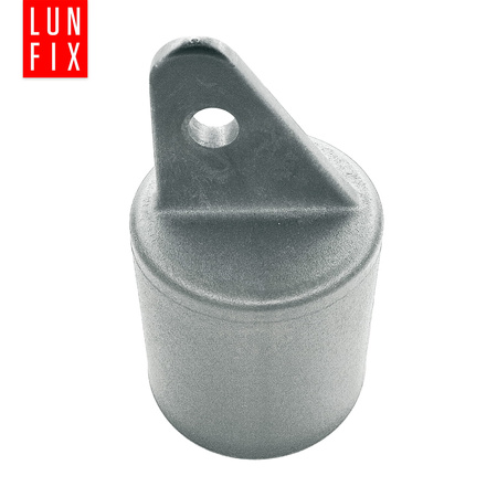 Strebenkappe zur Befestigung Grau für 42 mm Pfosten