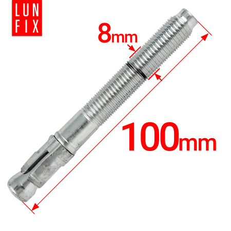 Schwerlastanker Bolzenanker M8 100mm 50 stk