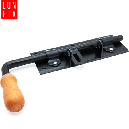 Bolzenriegel Torriegel Riegel 280x80 Schwarz Rechts