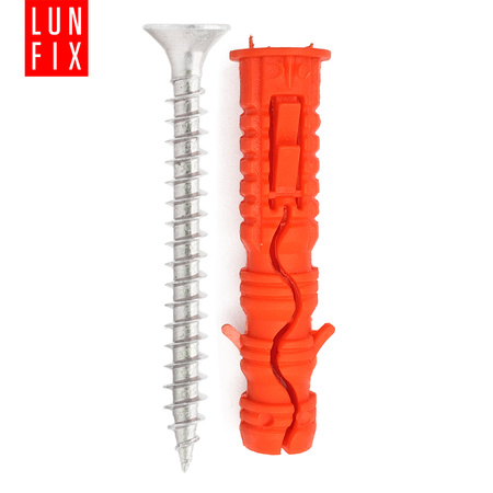 Spreizdübel 8x40 mm Universalschraube mit Senkkopf 4x40 mm 100stk.