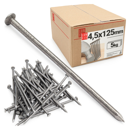 Drahtstifte 4,5x125 5kg Unverzinkter
