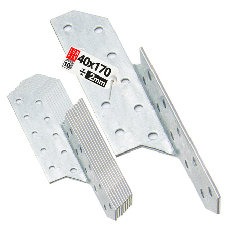 Sparrenpfettenanker 40x170mm Rechts 10er Set