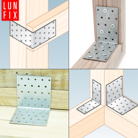 Winkelverbinder 100x100x100x2 10 Stück