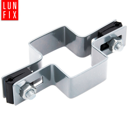 Mittelschelle Vierkant für 40x60 mm Pfosten Verzinkt