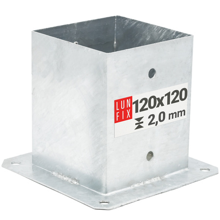 Pfostenträger 120x120x2mm Höhe 150mm