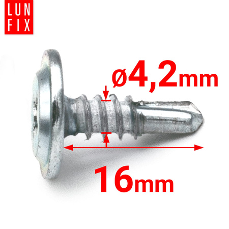 Bohrschrauben 4,2 x 16 mm 1000 Stk.