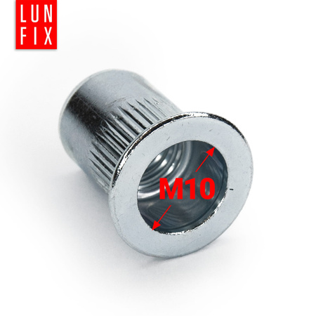 Stahl Blindnietmuttern M10 50stk
