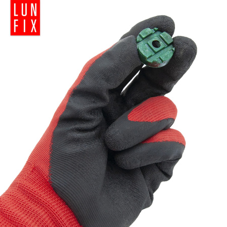 Unterlegscheiben  Montageplatte Halter für Gitterzäune Grün 10er Set