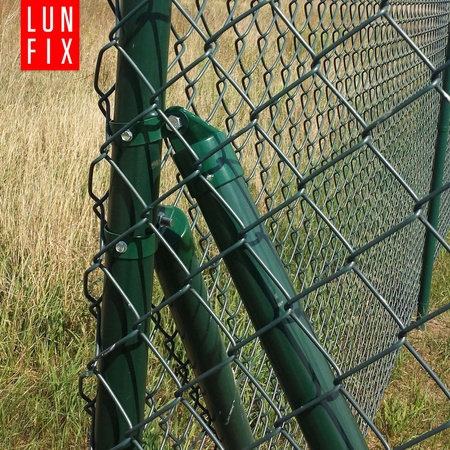 Strebenkappe zur Befestigung Grün für 48 mm Pfosten