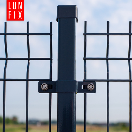 Kunststoffaufnahme Clips für Stabmattenzäune 3 mm 100 Stück