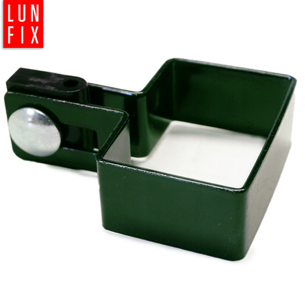 Endschelle Vierkant für 40x60 mm Pfosten Grün