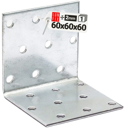 Winkelverbinder 60x60x60x2 1 Stück