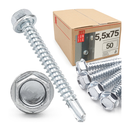 Bohrschrauben 5,5x75 50stk.