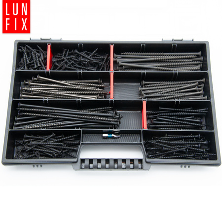 280 stück Sortiment Satz Schnellbauschrauben inkl. bit PH2