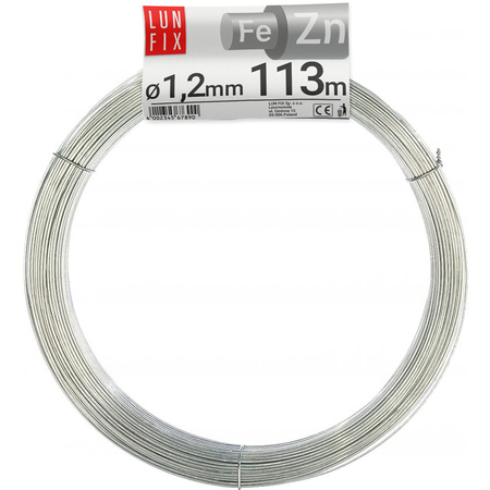 Bindedraht verzinkt Rödeldraht 530m Ø1,2mm 5kg