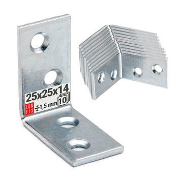 Stuhlwinkel Konstruktionswinkel 25x25x14x1,5 mm 10 Stück