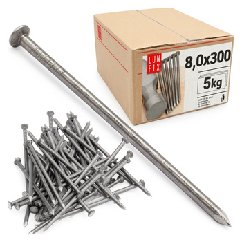 Drahtstifte 8x300 5kg (40 stück) Unverzinkter