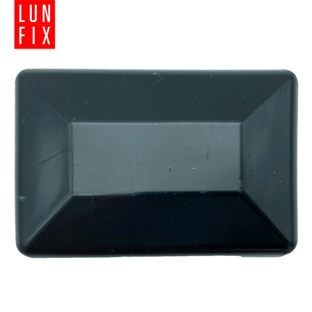 Pfostenkappen Schwarz 40x60 mm 100 Stück