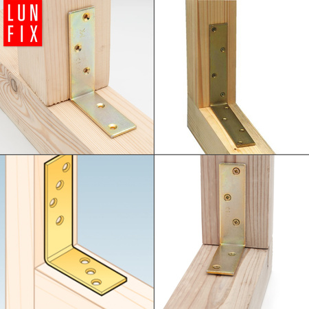 Konstruktionswinkel Balkenwinkel 150x150 Stärke 4 mm
