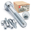 Zylinderkopfschrauben mit Innensechskant M12x65 mm Teilgewinde Festigkeitsklasse 8.8 1kg (14Stk.) DIN 912