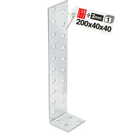 FlachstahlBetonanker 200x40mm Materialstärke 2 mm