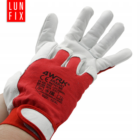 Gefütterte Montagehandschuhe Leder Größe, 9 L