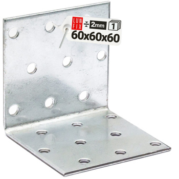 Winkelverbinder 60x60x60x2 1 Stück