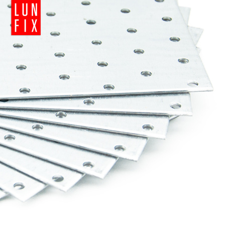 Flachverbinder 300x120x2mm Lochplatte 10 Stk