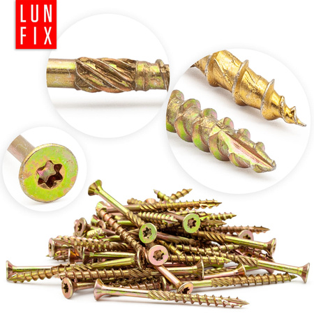 Spanplattenschrauben 4,5x70 mm 200 Stück TX20